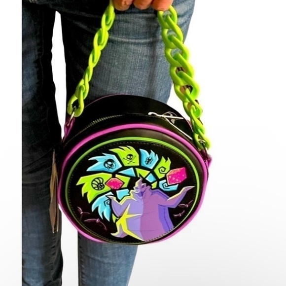 Loungefly Halloween Glow in the Dark Oogie Boogie Convertible Crossbody HandBag. - Picture 1 of 16